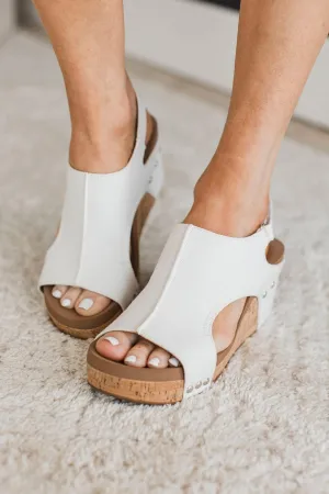 Corky's Carly Wedges- White