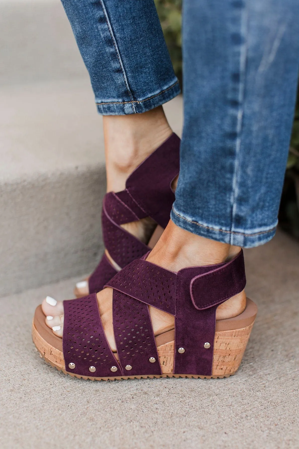 Corky's Guilty Pleasure Wedges- Wine