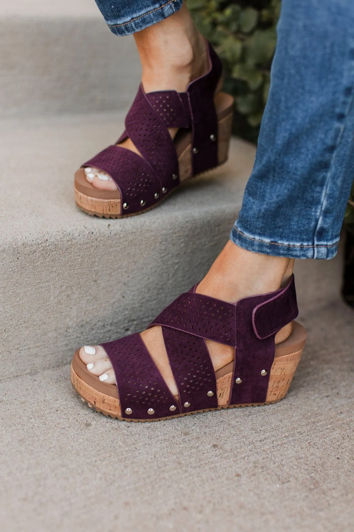 Corky's Guilty Pleasure Wedges- Wine