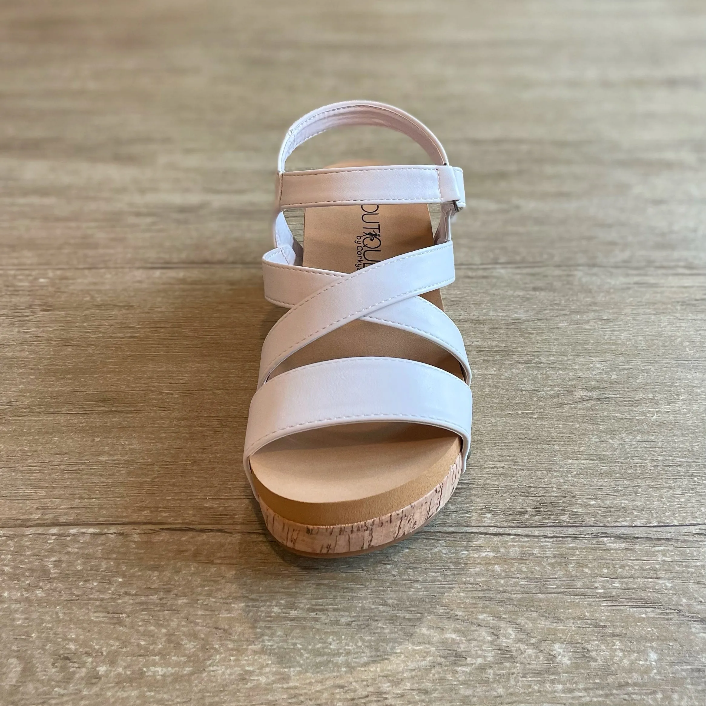 Corky's Sun Down Wedge in Ivory