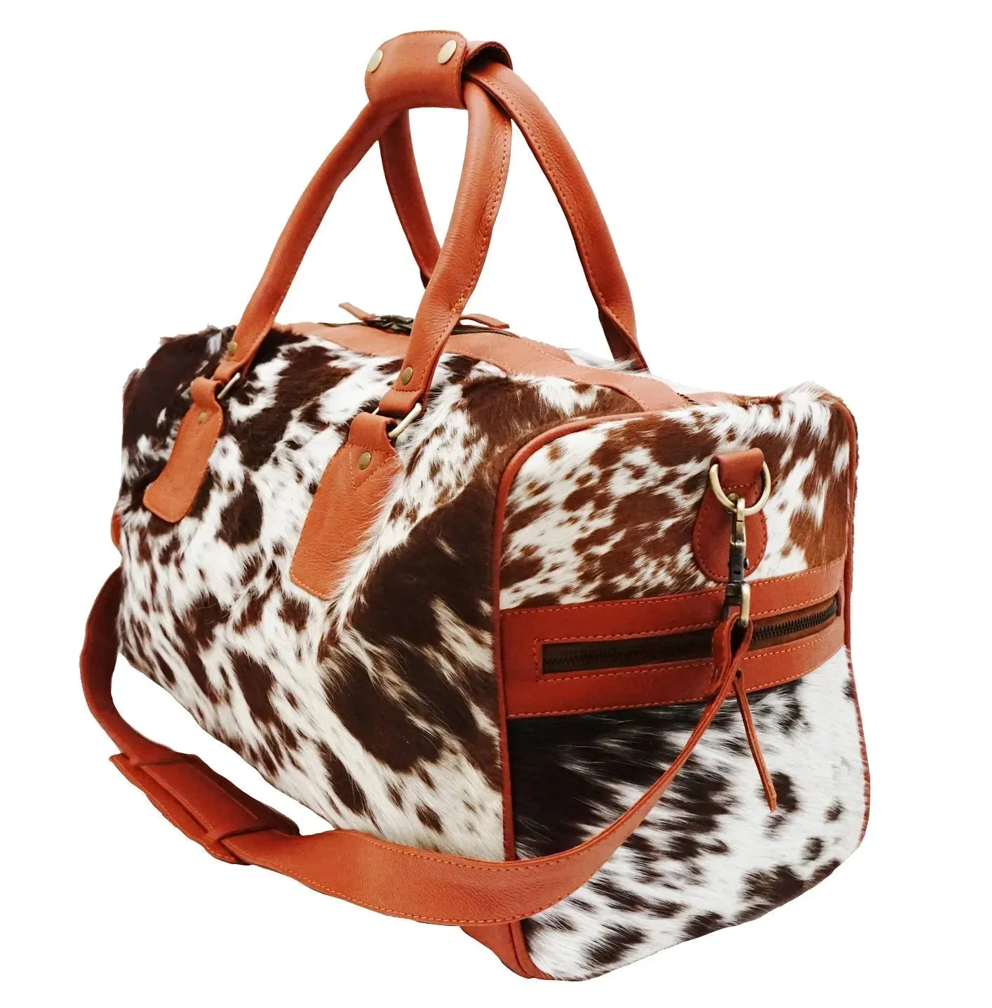Cowhide Duffel Bag