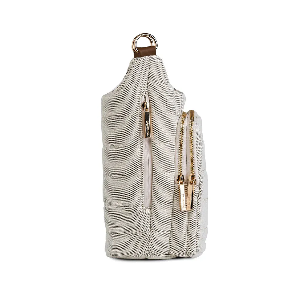 Crossbody Hydro Flask  Handle in Oatmeal Canvas