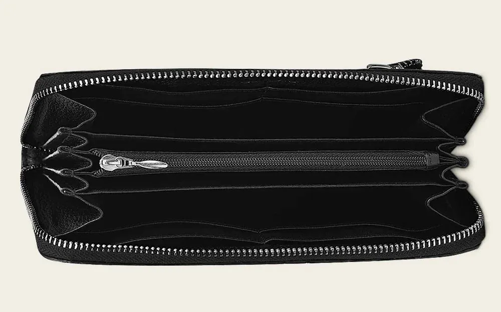 Cuadra Bovine Black Handcafted Wallet