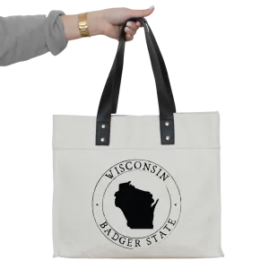 Custom State Emblem Market Tote