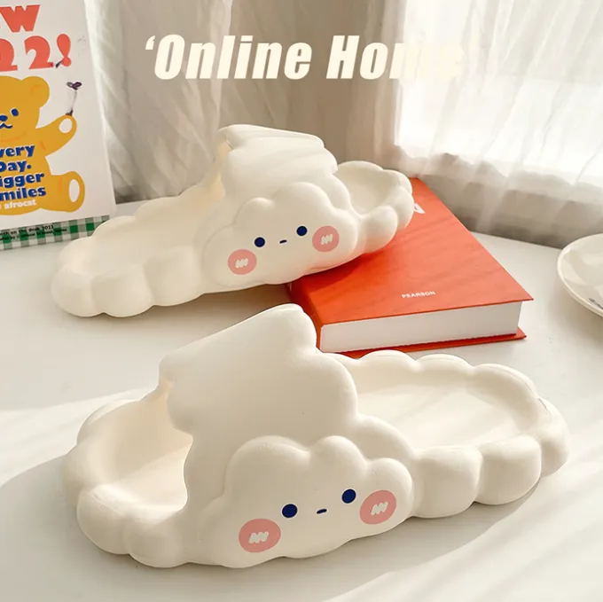 Cute cloud home non-slip slippers yc50151