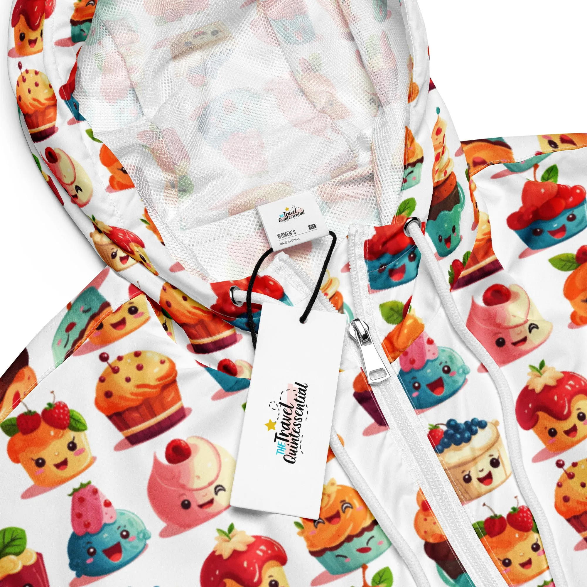 Cute Cupcakes Women’s Cropped Windbreaker SETCCK001