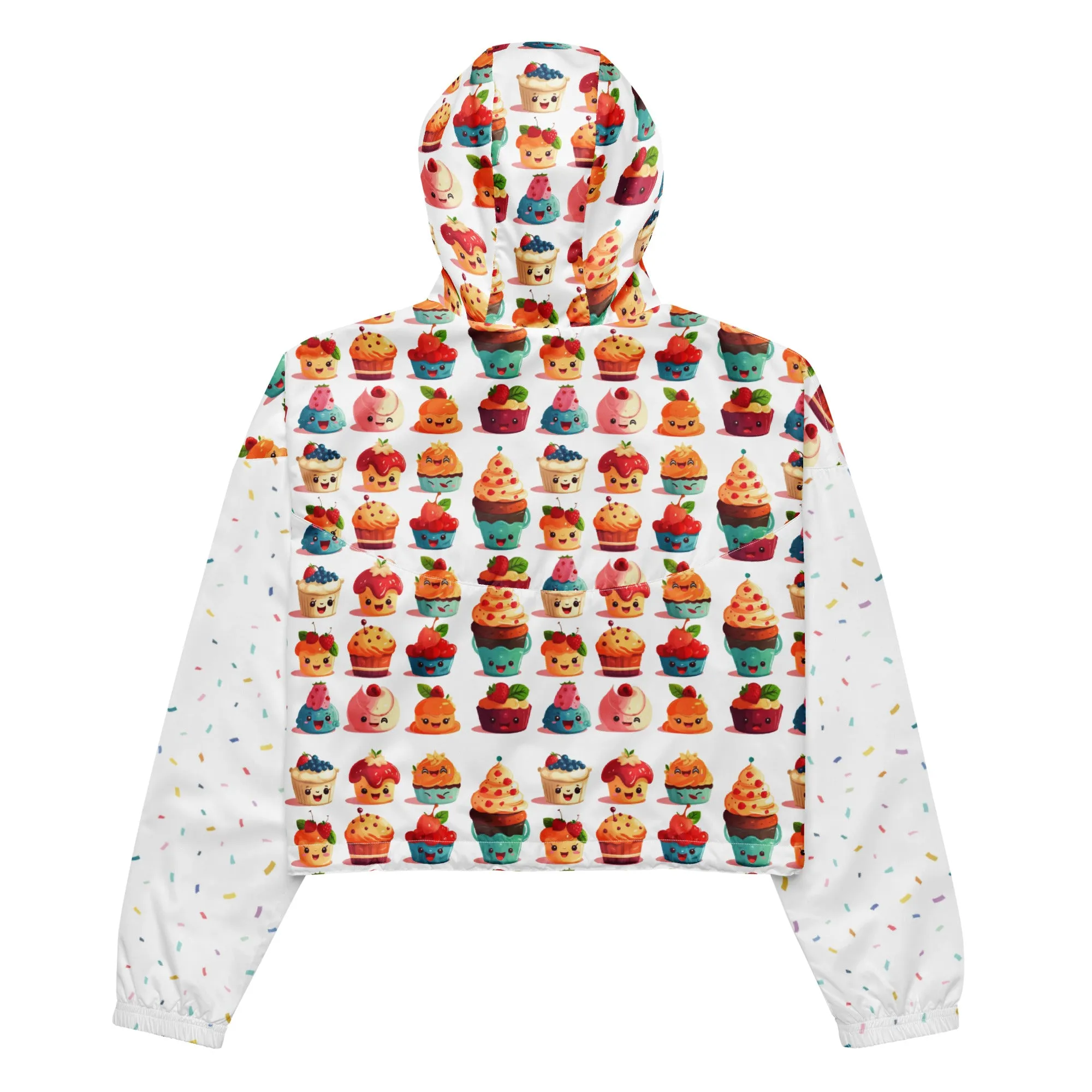 Cute Cupcakes Women’s Cropped Windbreaker SETCCK001