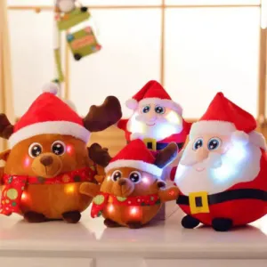 Cute Singing Xmas Plush Doll Toys
