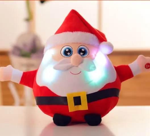 Cute Singing Xmas Plush Doll Toys
