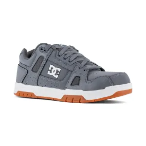 DC Men's Stag Composite Toe Slip Resist Work Shoe - Gray - DC60502