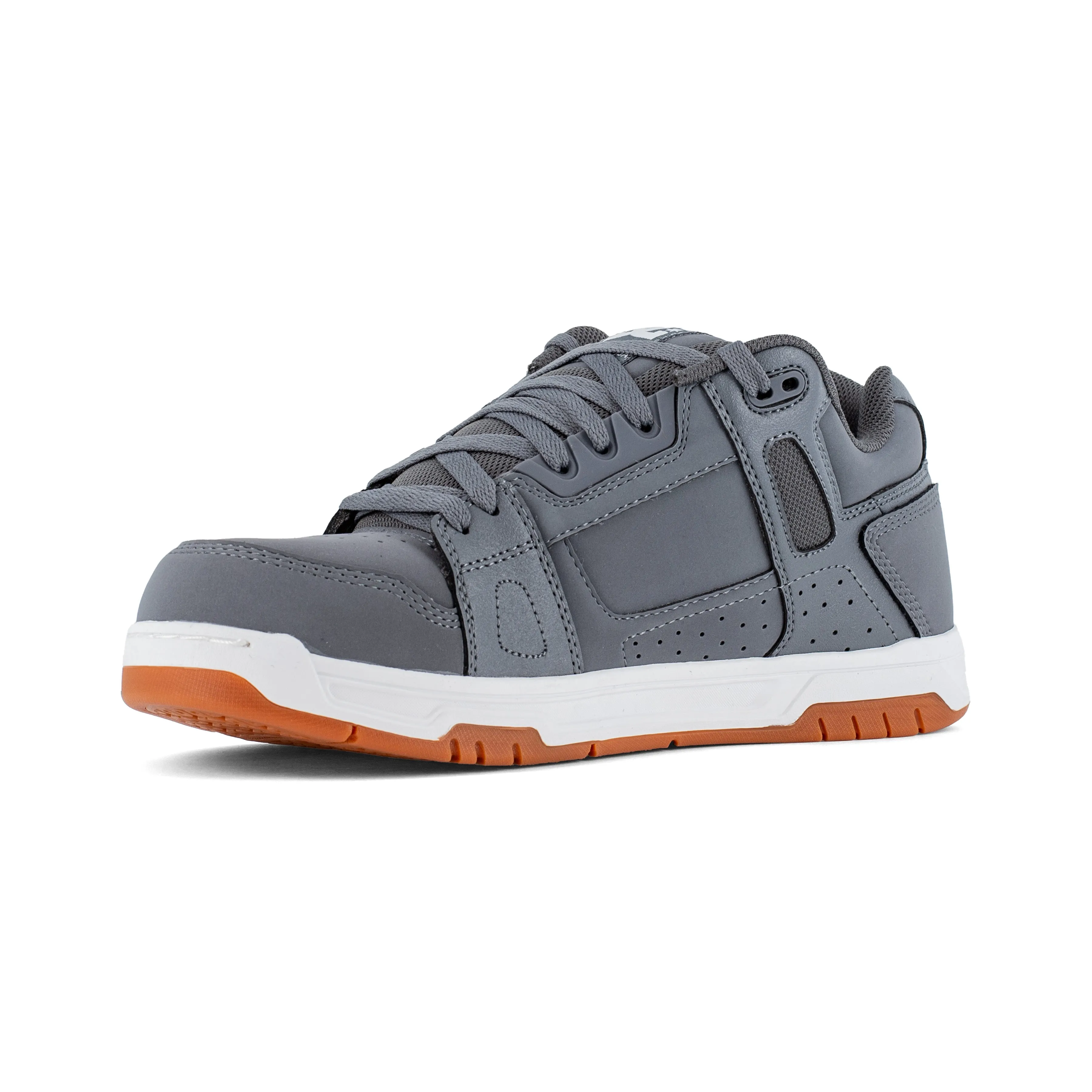 DC Men's Stag Composite Toe Slip Resist Work Shoe - Gray - DC60502