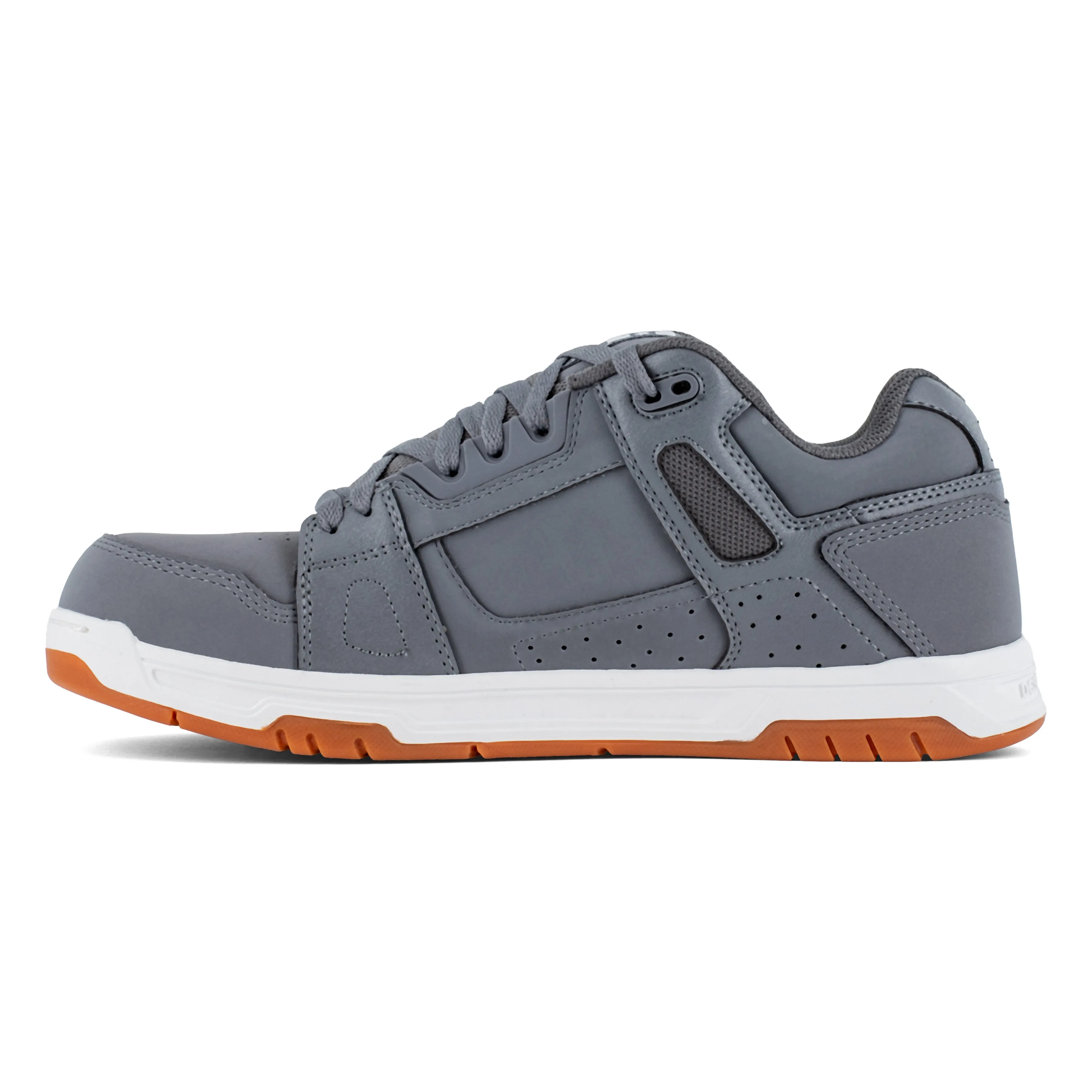DC Men's Stag Composite Toe Slip Resist Work Shoe - Gray - DC60502