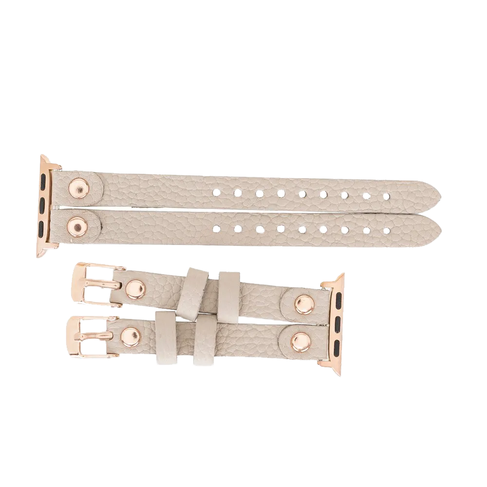 DelfiCase ELY Double Watch Band for Apple and Fitbit Versa 3 2 & 1