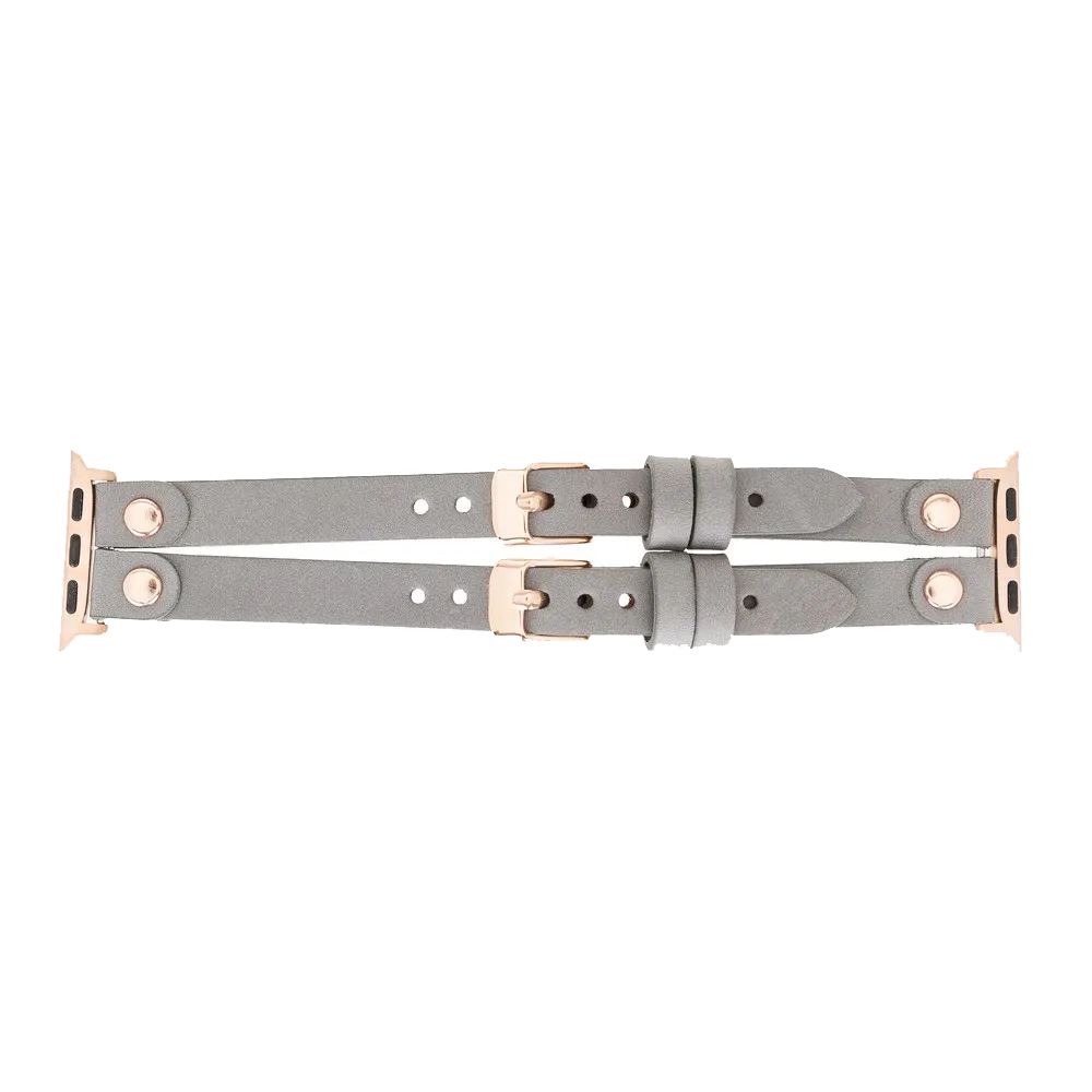 DelfiCase ELY Double Watch Band for Apple and Fitbit Versa 3 2 & 1