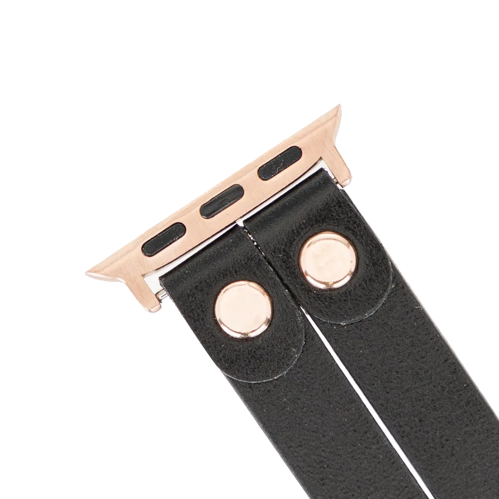 DelfiCase ELY Double Watch Band for Apple and Fitbit Versa 3 2 & 1