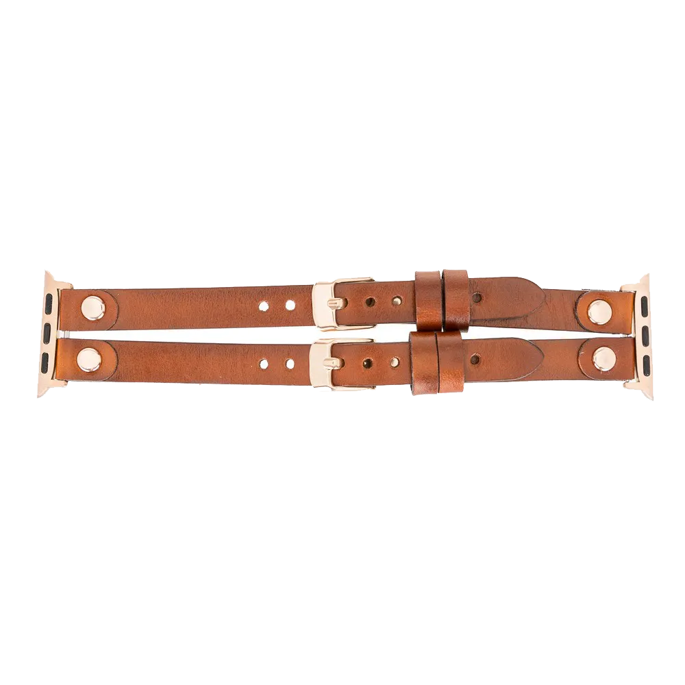 DelfiCase ELY Double Watch Band for Apple and Fitbit Versa 3 2 & 1