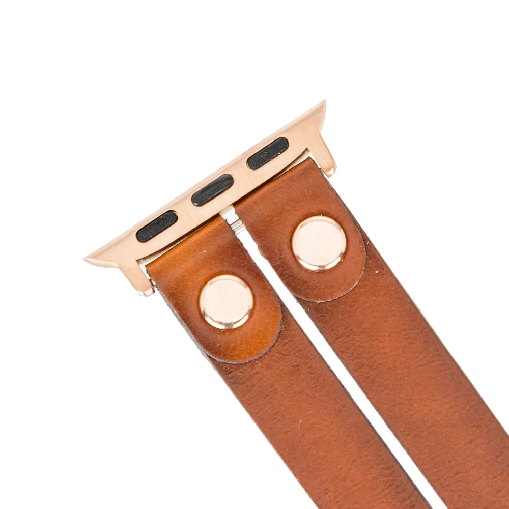 DelfiCase ELY Double Watch Band for Apple and Fitbit Versa 3 2 & 1