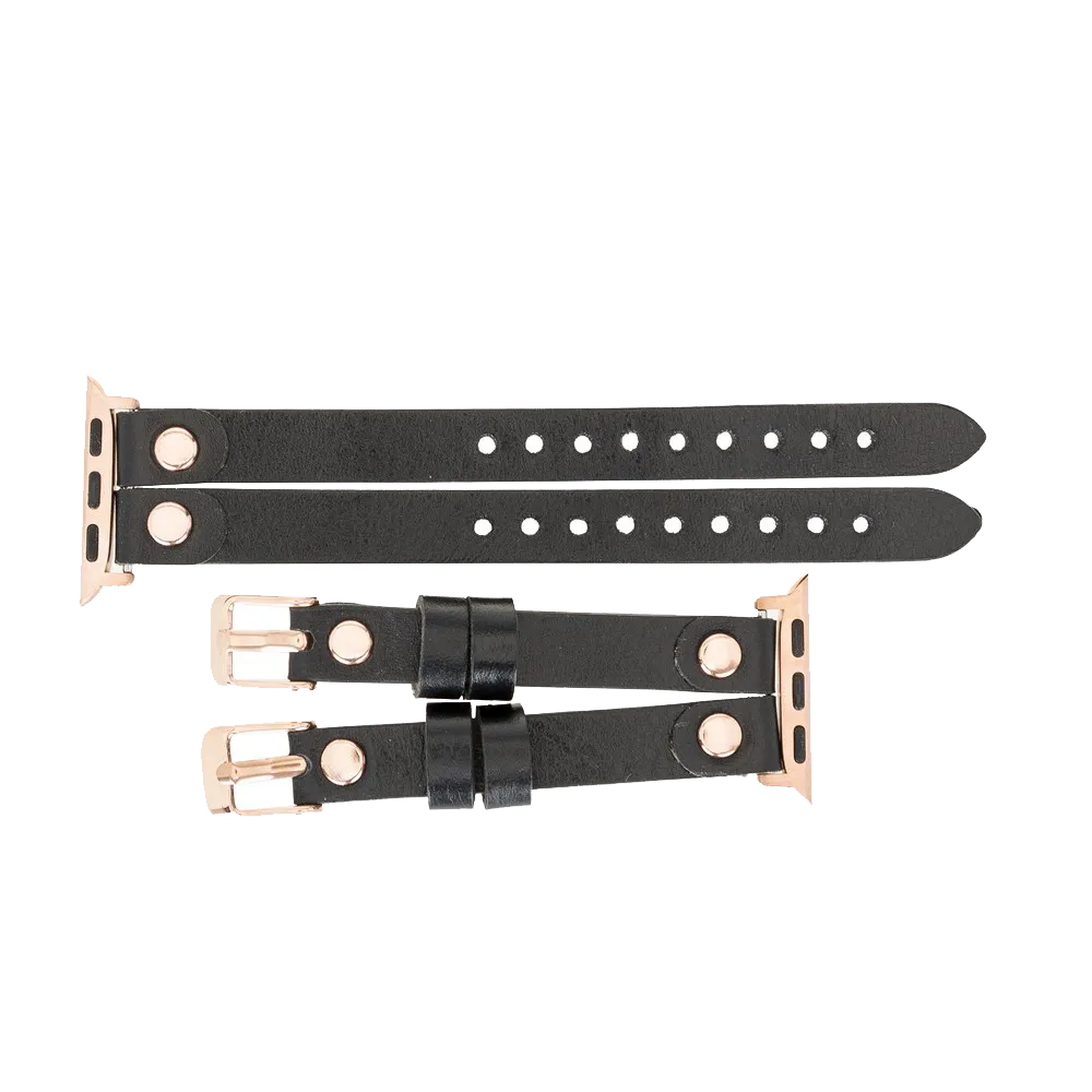 DelfiCase ELY Double Watch Band for Apple and Fitbit Versa 3 2 & 1