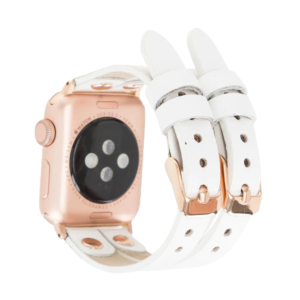 DelfiCase ELY Double Watch Band for Apple and Fitbit Versa 3 2 & 1