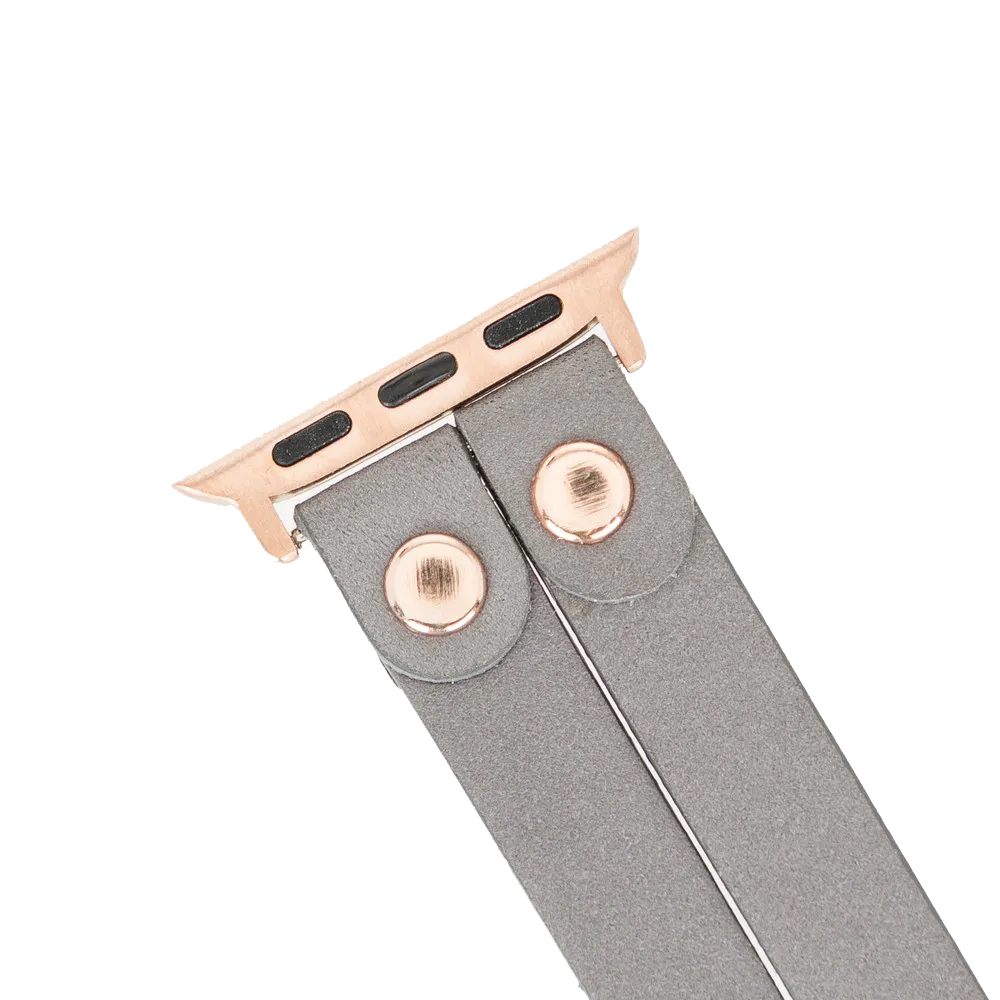 DelfiCase ELY Double Watch Band for Apple and Fitbit Versa 3 2 & 1