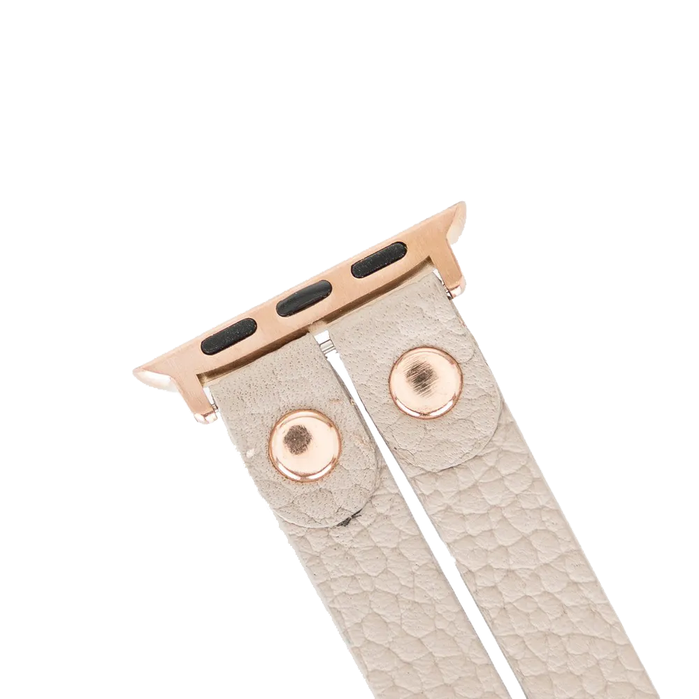 DelfiCase ELY Double Watch Band for Apple and Fitbit Versa 3 2 & 1