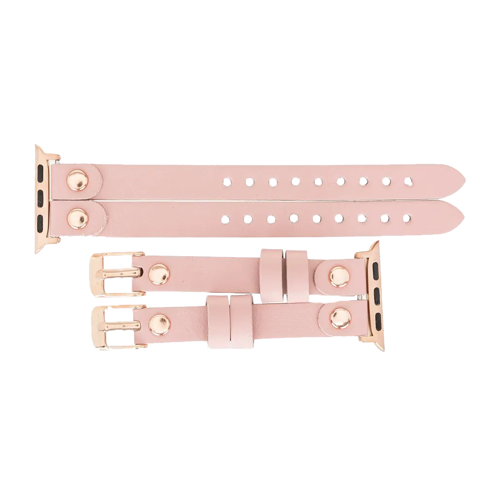 DelfiCase ELY Double Watch Band for Apple and Fitbit Versa 3 2 & 1