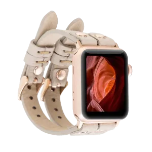 DelfiCase ELY Double Watch Band for Apple and Fitbit Versa 3 2 & 1