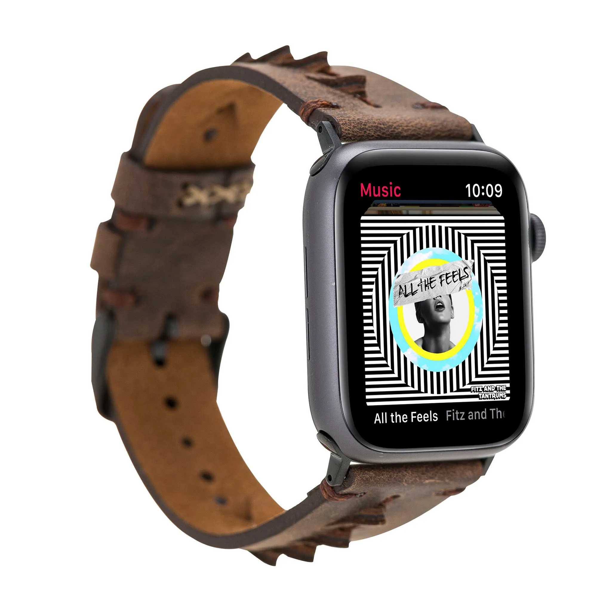 DelfiCase Leeds Leather Watch Band for Apple Series