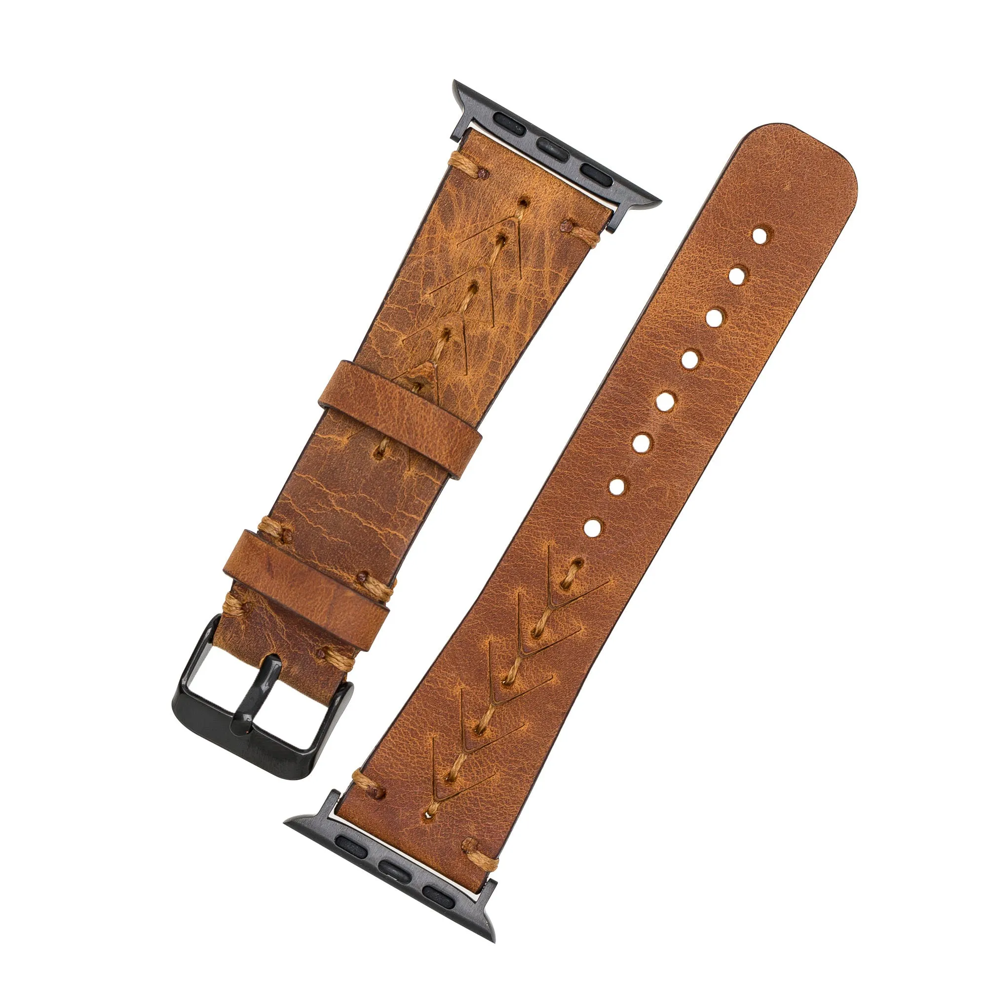 DelfiCase Leeds Leather Watch Band for Apple Series