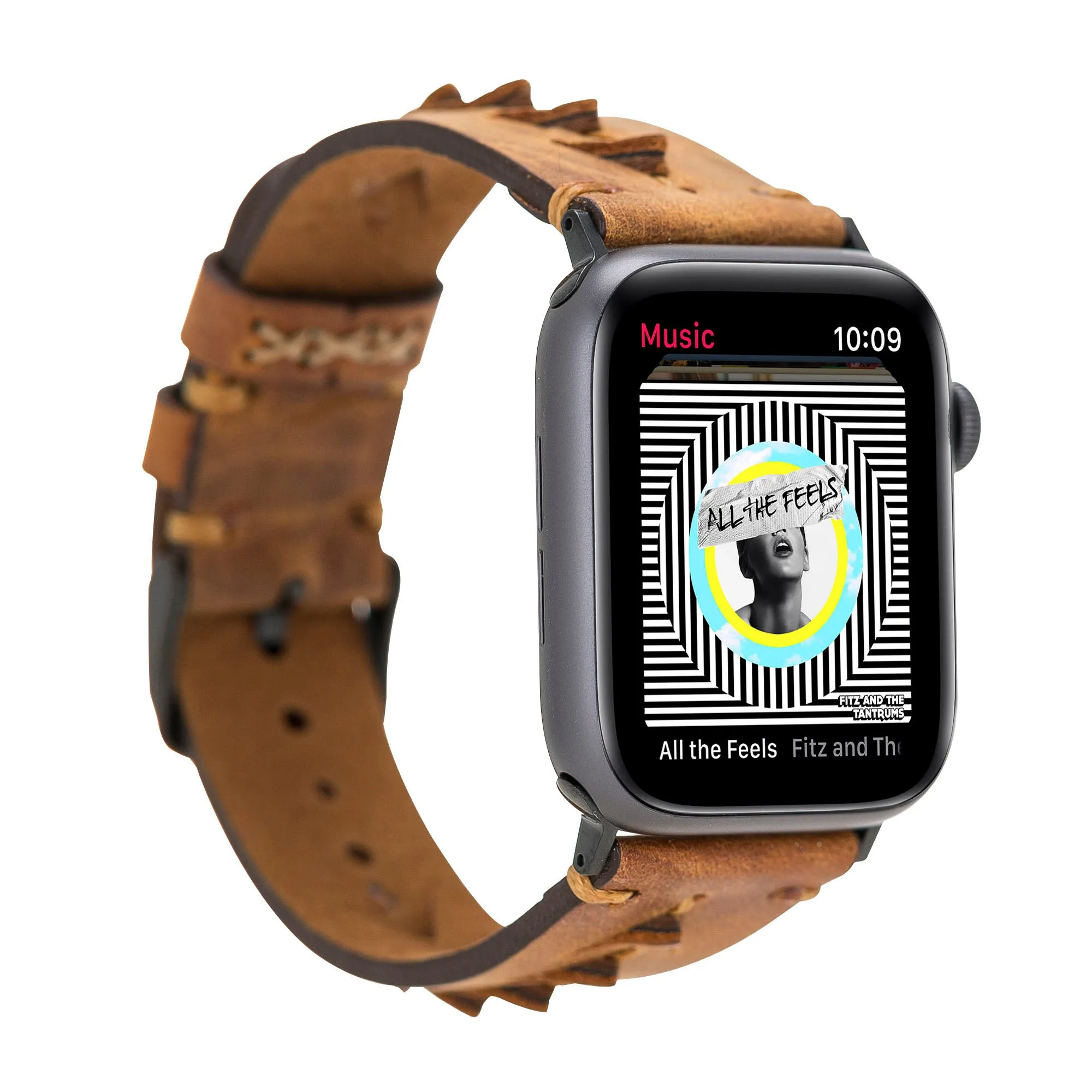 DelfiCase Leeds Leather Watch Band for Apple Series