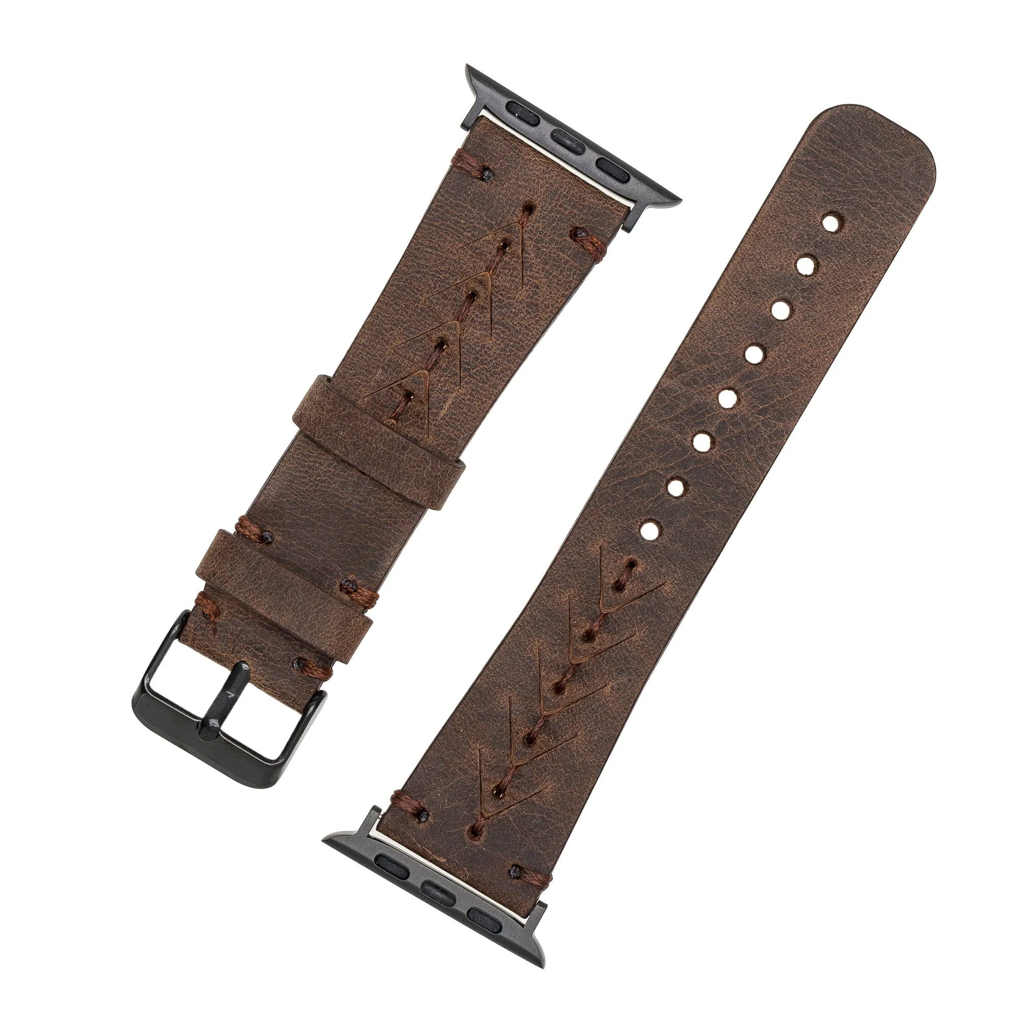 DelfiCase Leeds Leather Watch Band for Apple Series