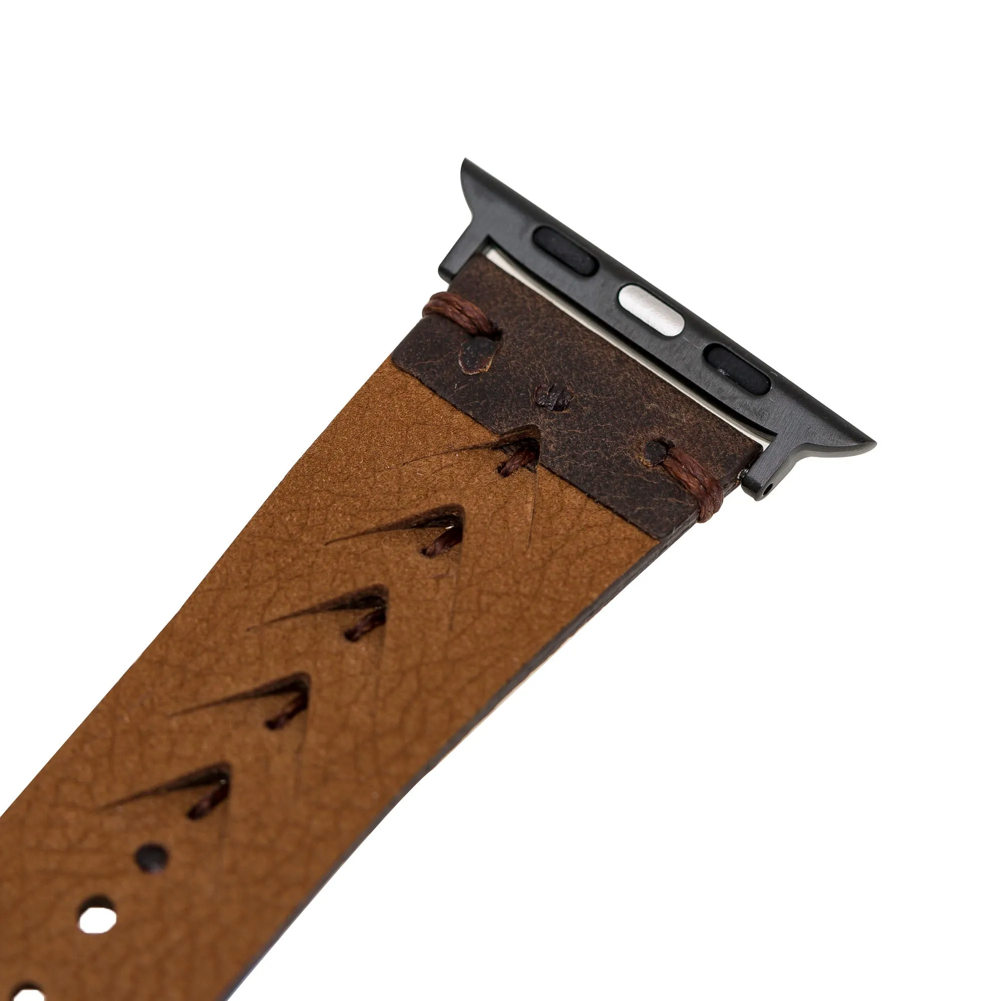DelfiCase Leeds Leather Watch Band for Apple Series