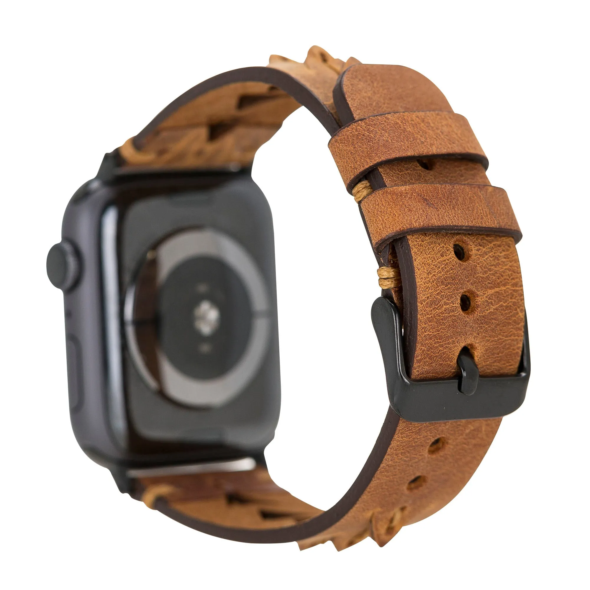 DelfiCase Leeds Leather Watch Band for Apple Series