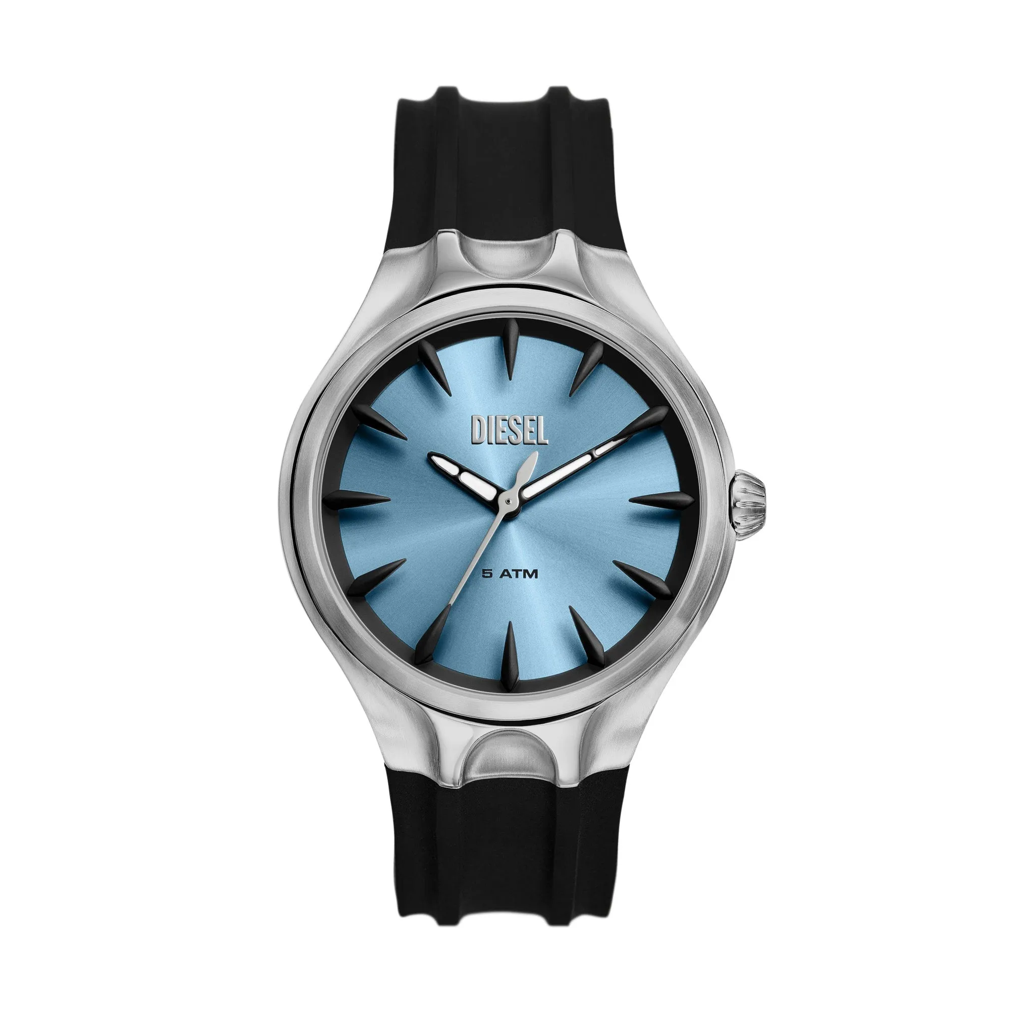 Diesel Silver Silicone Men's Watch