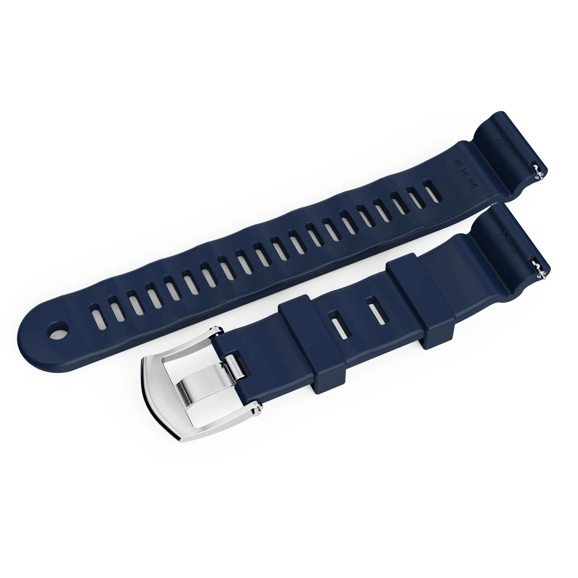 Divecore - FKM Rubber HP Professional Diving Watch Strap - Blue