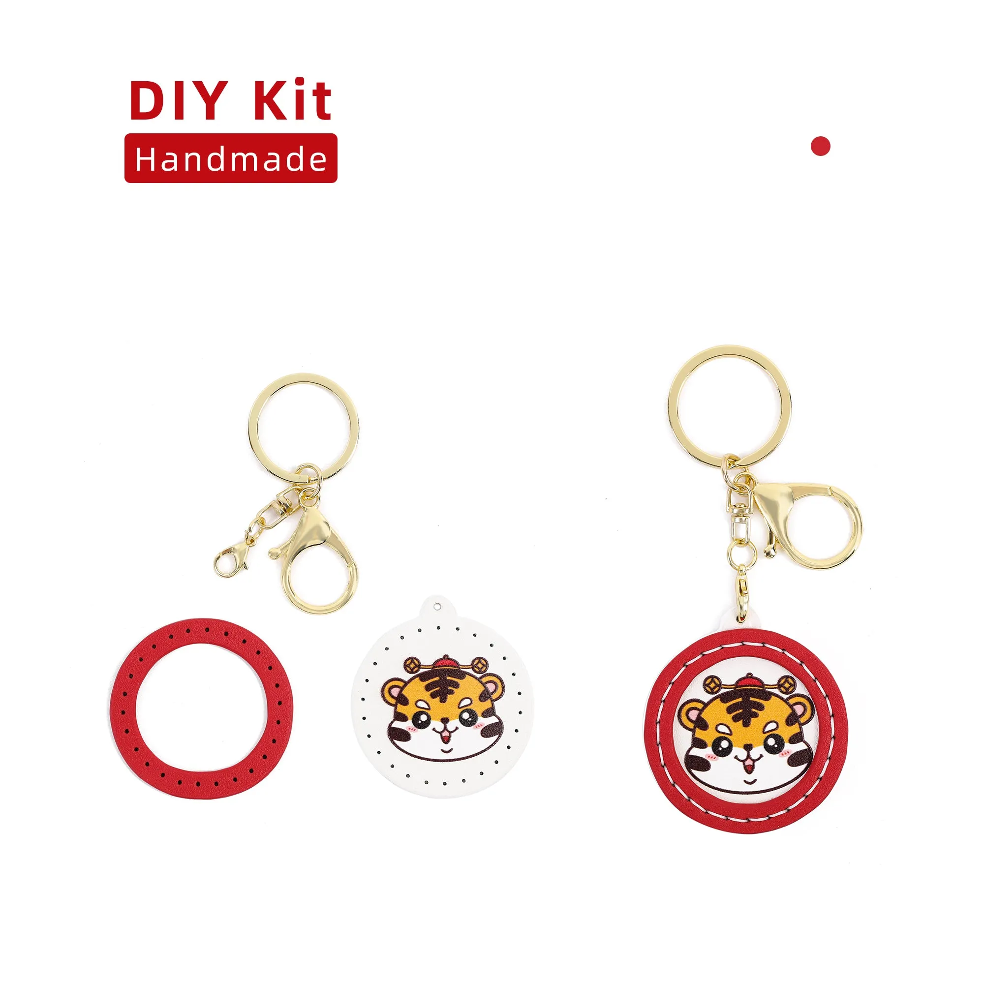 DIY Bag Kits - Lucky Tiger Keychain