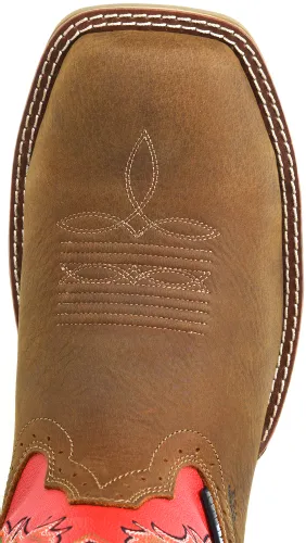 Double H Brown Henly Work Boot with Broad Square Composite Toe