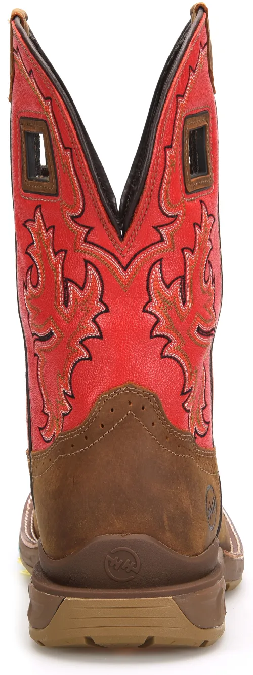 Double H Brown Henly Work Boot with Broad Square Composite Toe