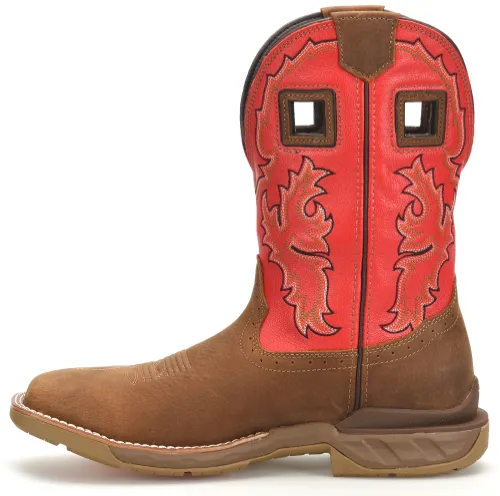 Double H Brown Henly Work Boot with Broad Square Composite Toe