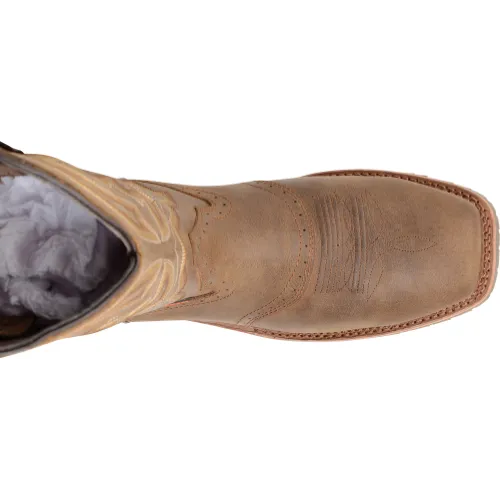 Double H Men's Jeyden 11" Composite Toe Waterproof Western Work Boot- Brown- DH5124