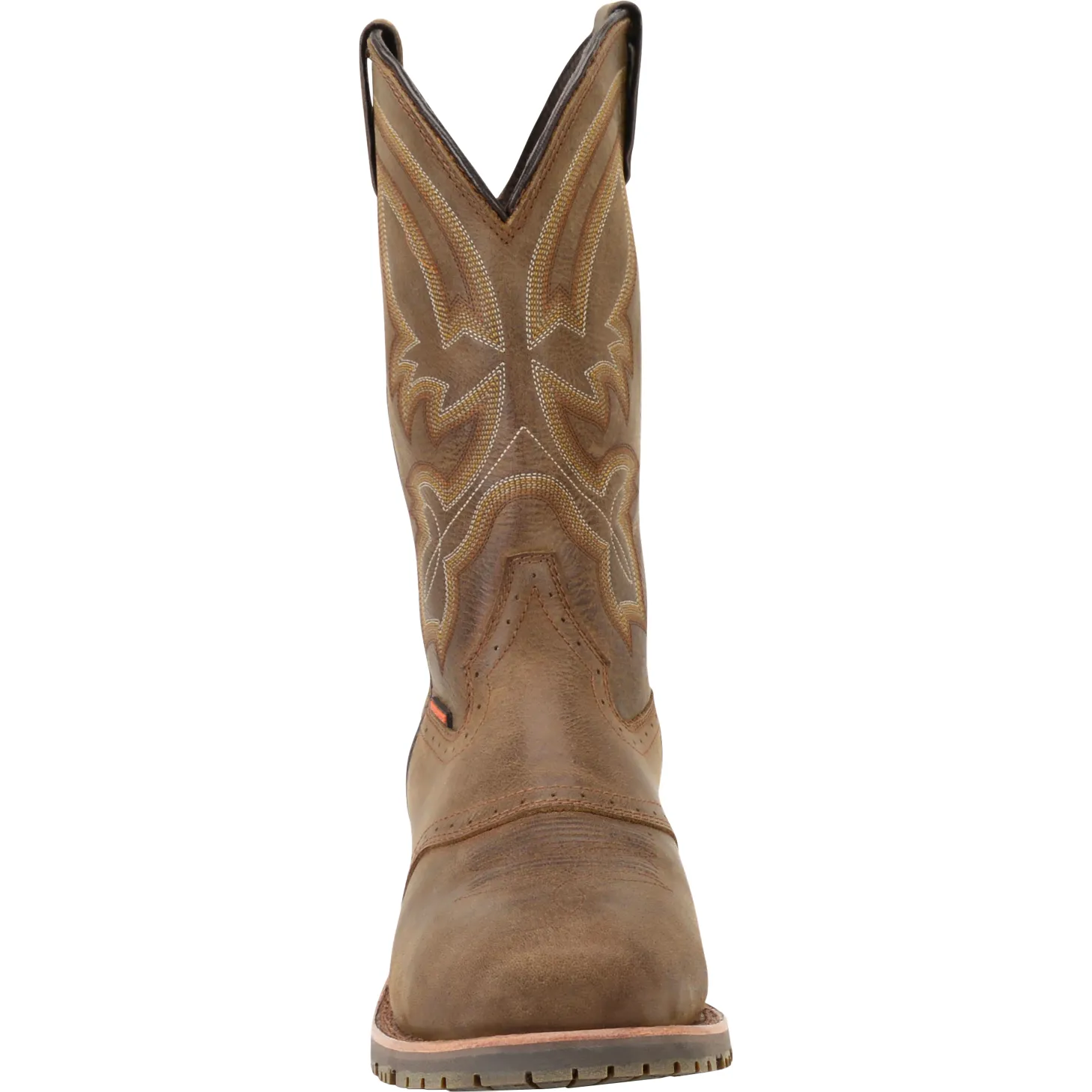 Double H Men's Jeyden 11" Composite Toe Waterproof Western Work Boot- Brown- DH5124