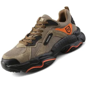 Dropshipping Men and women Safety Shoes Work Sneakers Steel Toe Cap Fashion Casual Male Shoe  Plus Size ROXDIA Brand RXM228