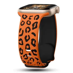 Dual Color Silicon Engraved Bands