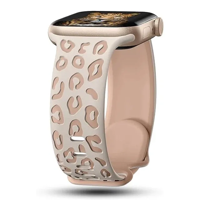 Dual Color Silicon Engraved Bands
