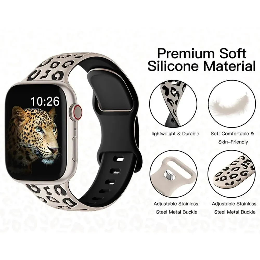 Dual Color Silicon Engraved Bands