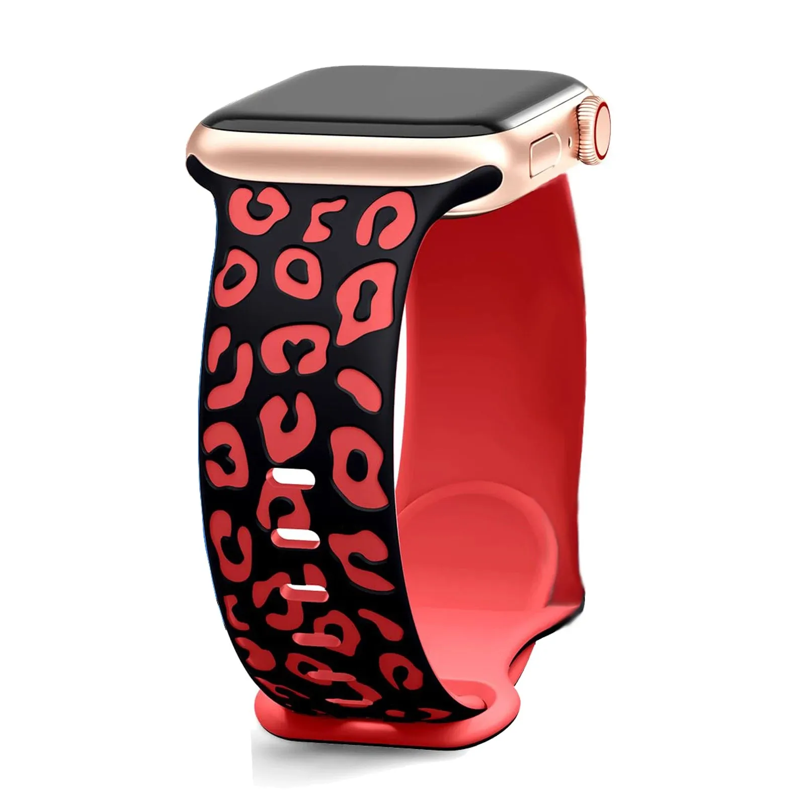 Dual Color Silicon Engraved Bands