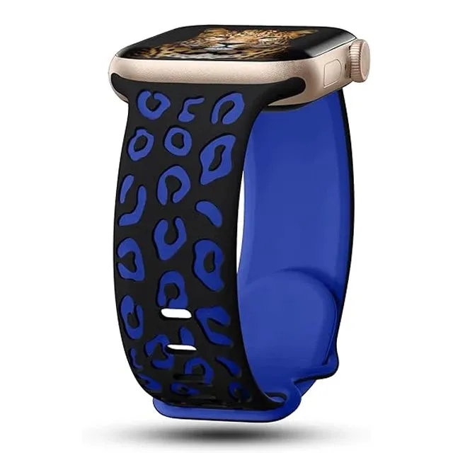 Dual Color Silicon Engraved Bands