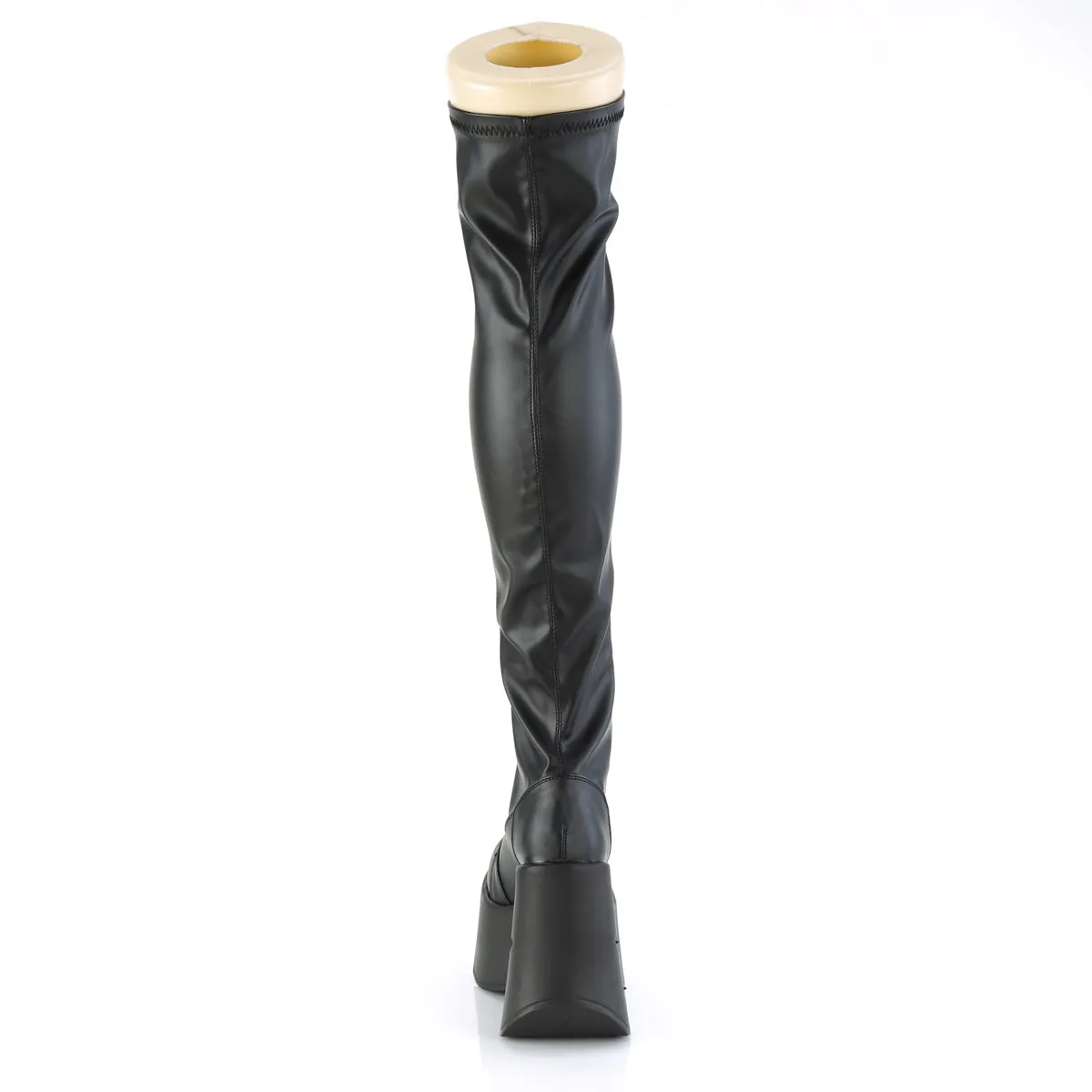 DYNAMITE-300  Black Stretch Vegan Leather