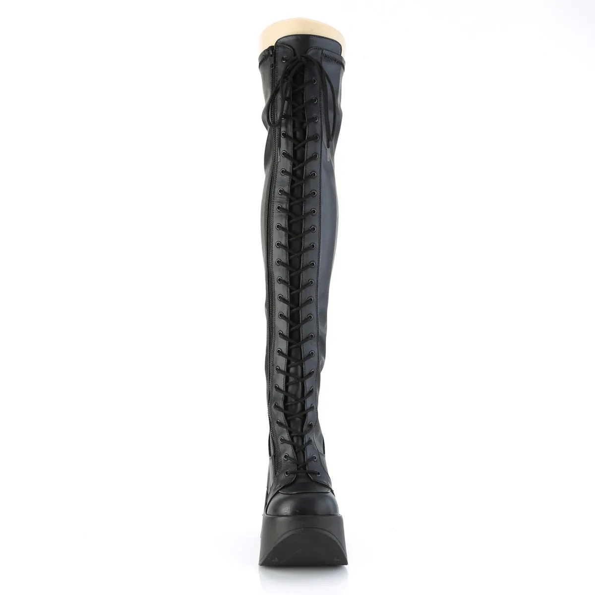 DYNAMITE-300  Black Stretch Vegan Leather