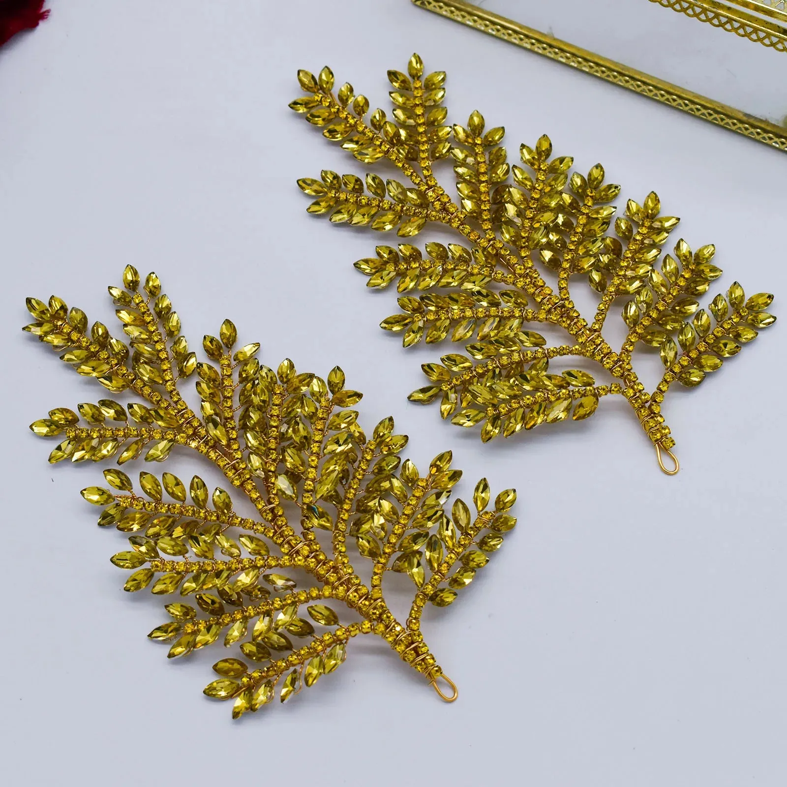 DZ110 1/2 PCS Luxury Bridal Headwear Rhinestone Women Tiaras Princess Hair Accessories Wedding Headpiece Bridesmaid Hair Jewelry